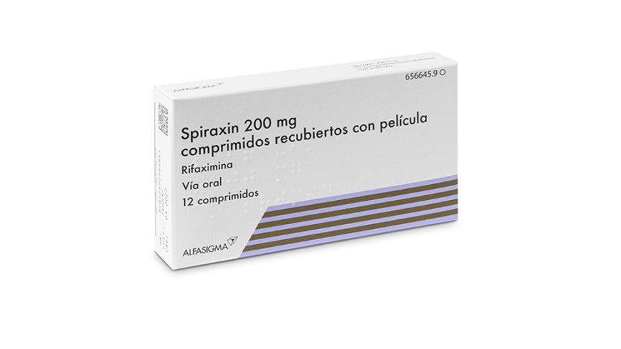 Spiraxin 200 Mg 12 Comprimidos Recubierto