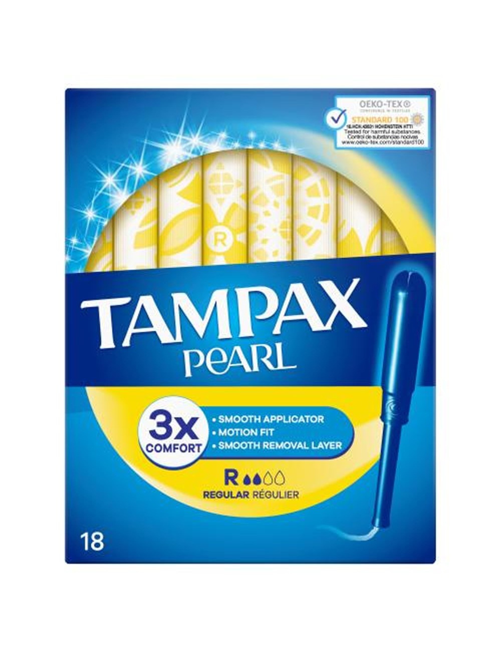 Tampax Compak Pearl Tampon 100%Algodon R