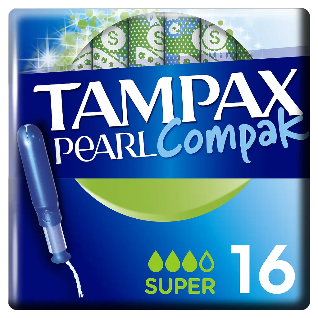 Tampax Compak Pearl Tampon 100%Algodon R