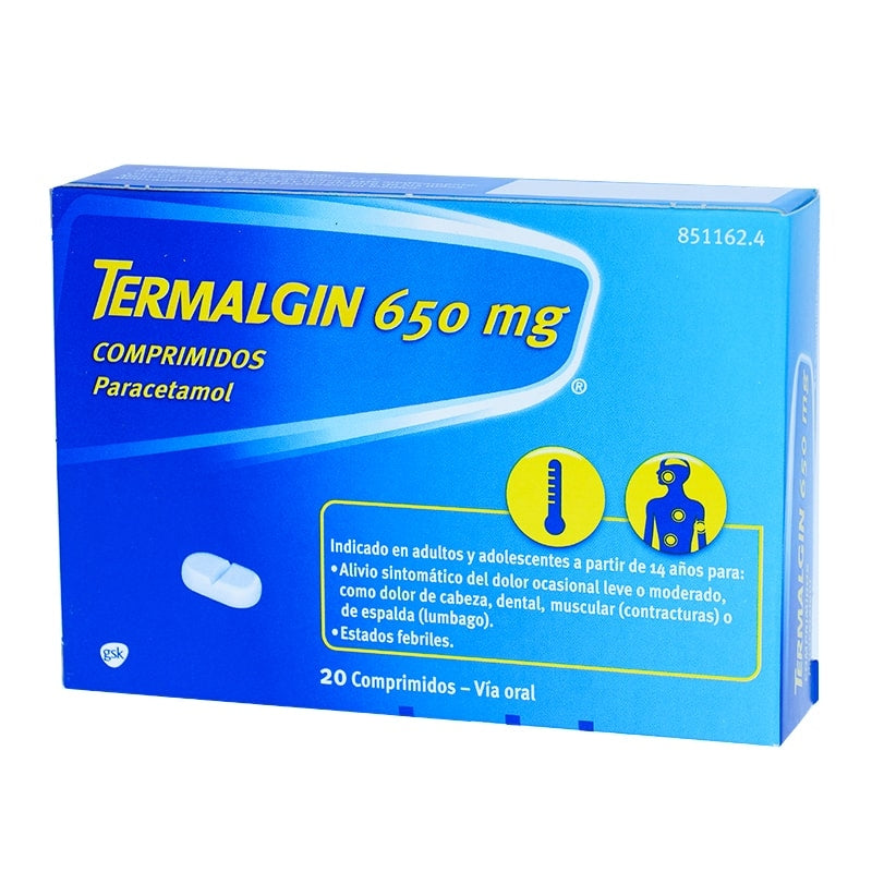 Termalgin 650Mg 20 Comp