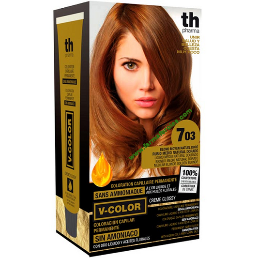Th Tinte Nº 7.03 Sin Amoniaco Rubio Med