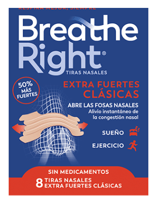 Breathe Right Transparentes 8 Unidades E
