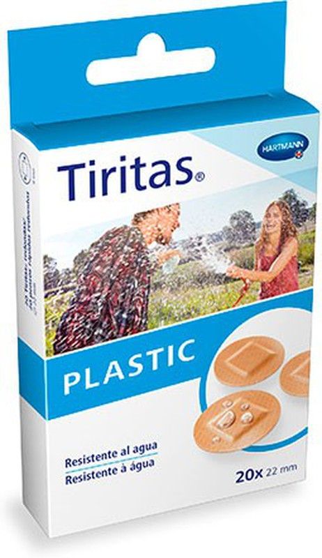 Tiritas Plastic Aposito Adhesivo Redondas