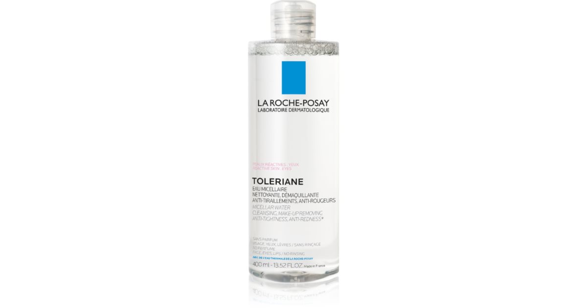 Botella de La Roche-Posay Solución Micelar Fisiológica, limpiador facial suave para todo tipo de pie