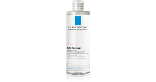 Botella de La Roche-Posay Solución Micelar Fisiológica, limpiador facial suave para todo tipo de pie