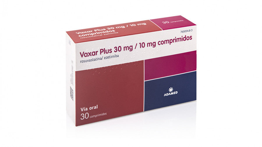 Vaxar Plus 30 Mg/10 Mg 30 Comprimidos
