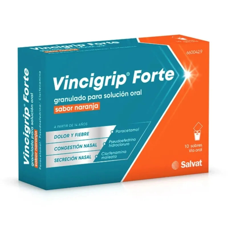 Vincigrip Forte 10 Sobres Granulado Naran