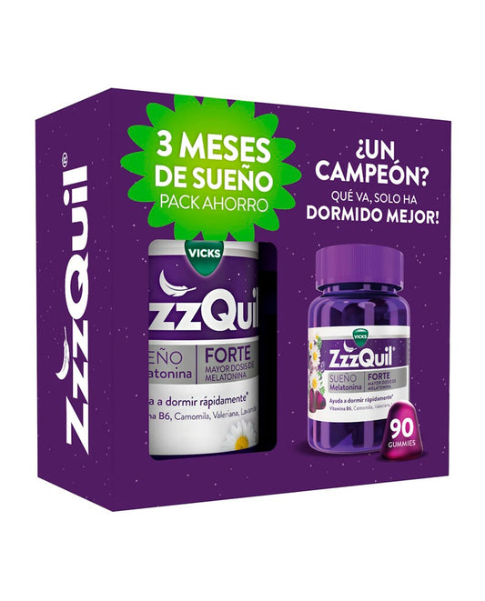 Zzzquil Sueño Forte 90 Gummies Sabor Fru