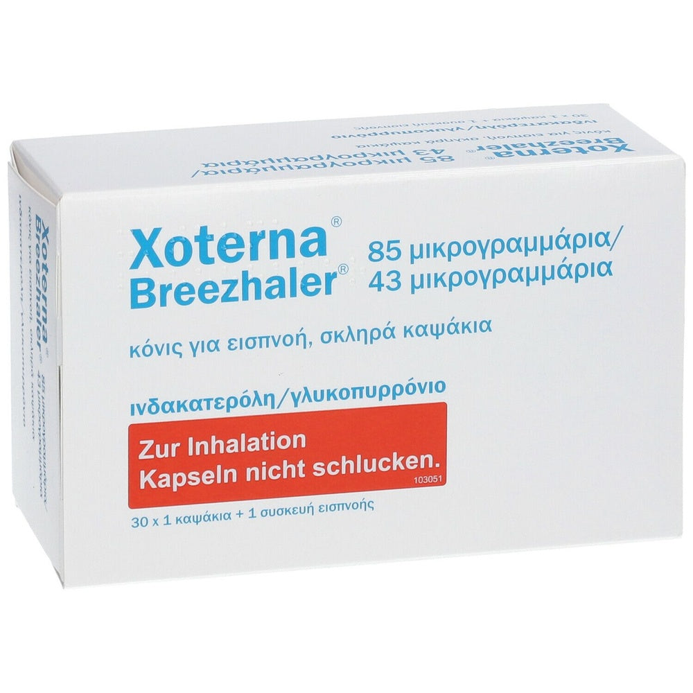 Xoterna Breezhaler 85/43 Mcg 30 Capsulas
