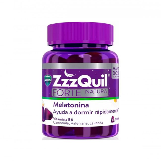 Zzzquil Natura Forte 30 Gummies Sabor Fr